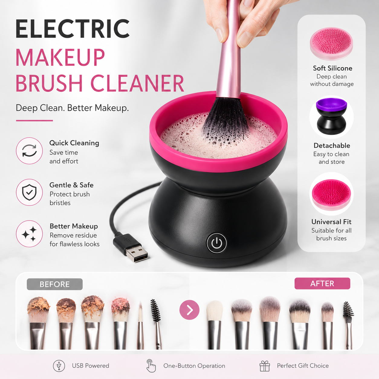USB Electric Brush Cleaner